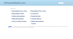 Desktop Screenshot of 123manualidades.com